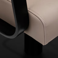 Gabbiano Porto-BM hairdressing chair black beige