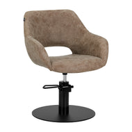 Hairdressing chair Gabbiano Morena old Brown