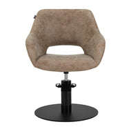 Hairdressing chair Gabbiano Morena old Brown