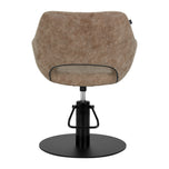 Hairdressing chair Gabbiano Morena old Brown
