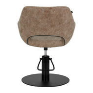 Hairdressing chair Gabbiano Morena old Brown