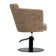 Fauteuil de coiffure Gabbiano Roma vieux marron