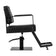 Fauteuil de coiffure Gabbiano Modena Noir
