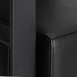 Fauteuil de coiffure Gabbiano Modena Noir