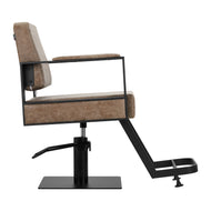 Hairdressing chair Gabbiano Modena old Brown