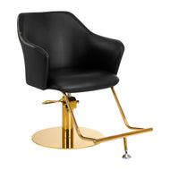 Hairdressing chair Gabbiano Marbella Black