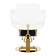 Hairdressing chair Gabbiano Linz NQ Gold White