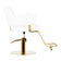 Hairdressing chair Gabbiano Linz NQ Gold White