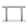 Hairdressing footstool L005S silver
