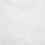 Foulards de soin jetables 20 p. 70×40 cm cœurs blancs