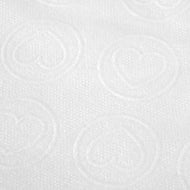 Foulards de soin jetables 20 p. 70×40 cm cœurs blancs
