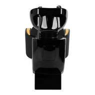 Gabbiano hairdressing wash unit Malaga gold and black