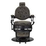 Barber chair President Old Leather Green