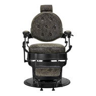 Barber chair President Old Leather Green