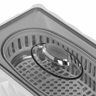 Nettoyant à ultrasons AD-3000 cap. 0,45L 26W Blanc