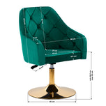 Fauteuil pivotant 4Rico QS-BL14G vert