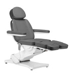 Elektrische cosmetische stoel SILLON CLASSIC 2 motoren pedi grijs