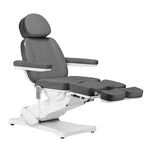 Elektrische cosmetische stoel SILLON CLASSIC 2 motoren pedi grijs