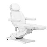 Elektrische cosmetische stoel SILLON CLASSIC 4 motoren met wiegfunctie wit