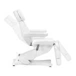 Elektrische cosmetische stoel SILLON CLASSIC 4 motoren met wiegfunctie wit