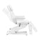 Elektrische cosmetische stoel SILLON CLASSIC 4 motoren met wiegfunctie wit