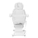 Elektrische cosmetische stoel SILLON CLASSIC 4 motoren met wiegfunctie wit