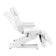 Electric cosmetic chair SILLON CLASSIC 3 motors with pedi cradle white