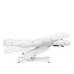 Electric cosmetic chair SILLON CLASSIC 3 motors with pedi cradle white