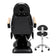 Electric cosmetic chair SILLON Lux 273b 3 motors + stool 304 black