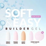 Claresa building gel Soft&Easy gel milk white 90g