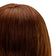 Gabbiano WZ1 hairdressing training head, natural hair, color 4#, length 16"