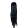 Gabbiano WZ2 hairdressing training head, synthetic hair, color 1#, length 24"