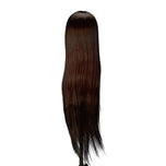Gabbiano WZ2 hairdressing training head, synthetic hair, color 4#, length 24"