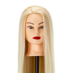 Gabbiano WZ2 hairdressing training head, synthetic hair, color 613#, length 24"