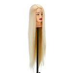 Gabbiano WZ2 hairdressing training head, synthetic hair, color 613#, length 24"