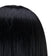 Gabbiano WZ4 training head with beard, synthetic hair, color 1#, length 8"+6"
