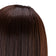 Gabbiano WZ4 training head with beard, synthetic hair, color 4#, length 8"+6"