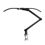 Glow L05 manicurelamp met gebogen arm voor op tafel, zwart