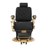Barber chair Gabbiano Leonardo Gold Black