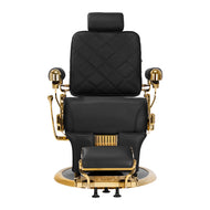 Barber chair Gabbiano Leonardo Gold Black