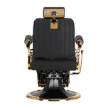 Barber chair Gabbiano Leonardo Gold Black