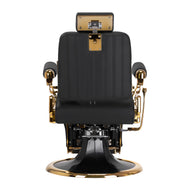 Barber chair Gabbiano Leonardo Gold Black