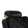 Barber chair Gabbiano Leonardo Gold Black