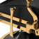 Barber chair Gabbiano Leonardo Gold Black