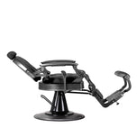 Fauteuil de barbier Gabbiano Niccolo noir