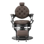 Fauteuil de barbier Gabbiano Niccolo Marron