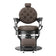 Fauteuil de barbier Gabbiano Niccolo Marron