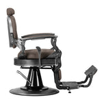 Fauteuil de barbier Gabbiano Niccolo Marron