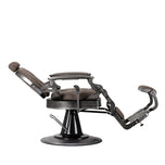Fauteuil de barbier Gabbiano Niccolo Marron