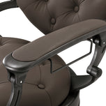Fauteuil de barbier Gabbiano Niccolo Marron